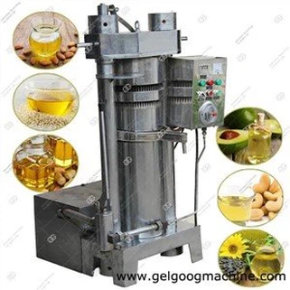 Stroj na lisovanie mandľového oleja